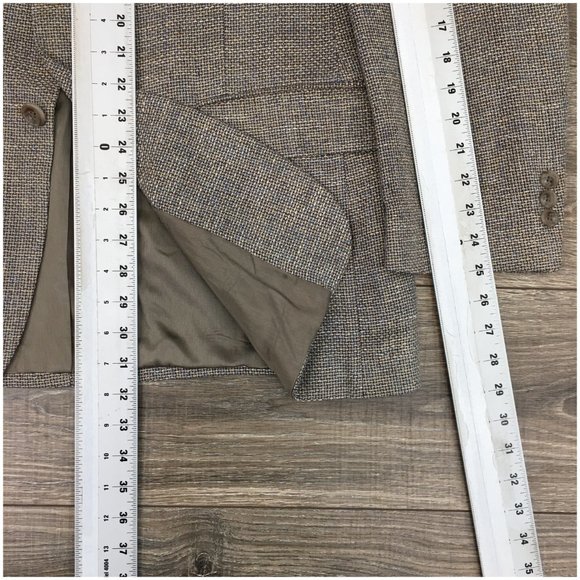 Norm Thompson Mens Blazer Sport Coat Casual Jacket Size 42R Vintage‎ Silk Suit - Picture 14 of 14